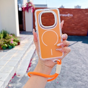 Correa de Muñeca para Teléfono, Funda Híbrida Magnética Resistente de TPU+PC para <span class=keywords><strong>Redmi</strong></span> Note 15 Pro+ 5G, Carga Inalámbrica, Protección Contra Impactos - Product Image 5