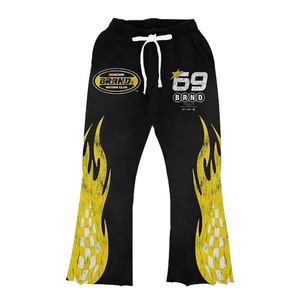 Conjunto Deportivo Personalizado 2026 para Hombre, Sudadera de Manga Larga con Estampado de Llamas y Pantalones, Ropa Deportiva - Product Image 5