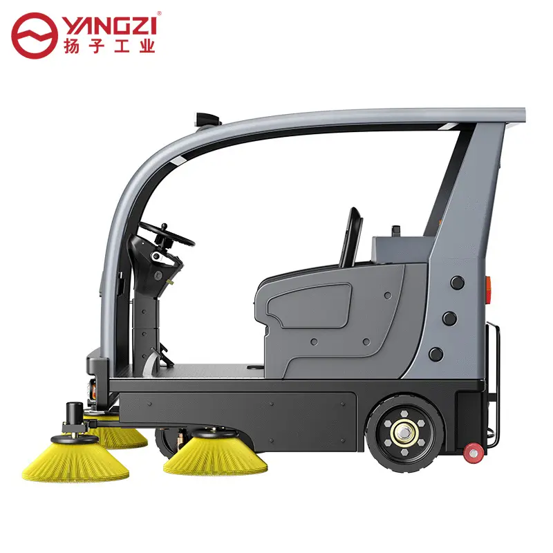 New Condition Ride On Floor Cleaning Equipment Commercial Road Sweeper Machine With Seat