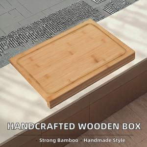 Caja de Bambú para Decoración de Sushi y Taza de Sake Masu Hechas a Mano con Bambú Natural Good Life Square de 0.9cm de Grosor - Product Image 2