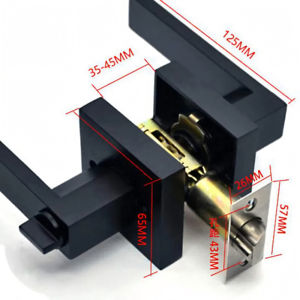新しい到着モダン窓ハンドル木製ドア引きハンドル標準ロック寝室浴室用耐久性アルミニウム材料 - Product Image 4