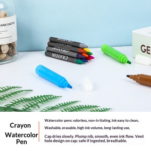 Juego de Pintura de Acuarela y Crayones al por Mayor, 68 Piezas, Materiales de Arte para Niños, Pincel, Óleo, Pastel, Rotulador de Colores, Caja de Regalo de Madera - Product Image 4