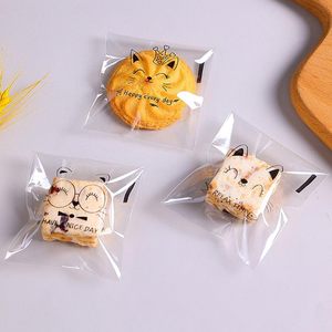 Bolsas de embalaje para pan con estampado animal, bolsa transparente de calidad alimentaria de 5,9x7,1 pulgadas para almacenamiento de galletas, donuts y tostadas - Product Image 6