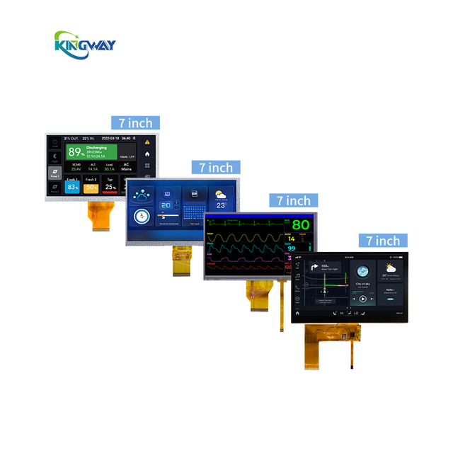 Factory Custom 7 Inch TFT LED Backlight LCD Touch Panel 40 Pin 800x480 280cd/m2 Screen Displays