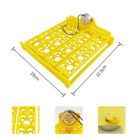 Plateau à œufs entièrement automatique pour incubateur, pour poulets, canards, oies, cailles, oiseaux, avec système de retournement des œufs, accessoires pour incubateur domestique de petite taille