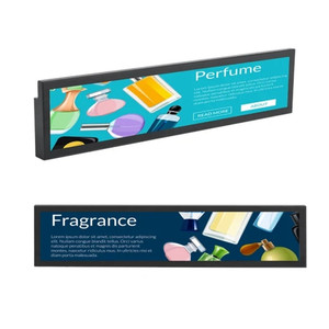 Samsung23.1inch Tamaño personalizado Pantalla <span class=keywords><strong>de</strong></span> tira interior Barra ultra ancha Pantalla <span class=keywords><strong>de</strong></span> panel LCD para estantes <span class=keywords><strong>de</strong></span> supermercado <span class=keywords><strong>Reproductor</strong></span> <span class=keywords><strong>de</strong></span> publicidad - Product Image 1