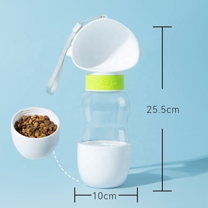 Bottiglia d'Acqua per Cani, Ciotola Portatile <span class=keywords><strong>2</strong></span> in 1 per Acqua e Cibo, Dispenser per Esterni per Animali Domestici - Product Image 4