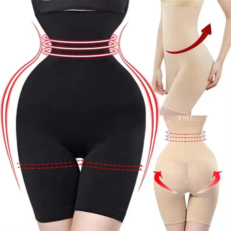 Ropa interior ajustada de mujer muestra gratis calzoncillos adelgazantes de cintura alta