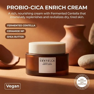 Crema Enriquecida con Probio <span class=keywords><strong>Cica</strong></span> 1.69 Fl.oz, 50ml, Crema Hidratante Facial Coreana, Crema Facial Nocturna con Centella de Madagascar - Product Image 4