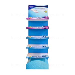 Expositor de Pie Promocional, Estante Metálico con Estantes de PVC para Exhibición de Toallas Sanitarias, Punto de Venta al por Menor, Diseño Gratuito - Product Image 3