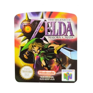 สติ๊กเกอร์ตลับเกม The Legend of Zelda: Ocarina of Time และ Majora's Mask สำหรับเครื่อง N64 นินเทนโด 64 - Product Image 4