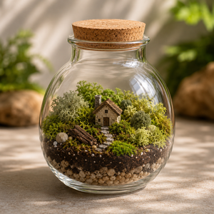 Kit de terrarium en verre DIY, mini paysages, ensemble <span class=keywords><strong>pour</strong></span> débutants, jardin de mousse, <span class=keywords><strong>jardinage</strong></span> d'intérieur, <span class=keywords><strong>cadeau</strong></span> <span class=keywords><strong>pour</strong></span> les amateurs de plantes - Product Image 5