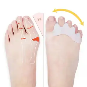 Bán buôn công cụ Nail Toe Protector bunion Corrector Thumb valgus Protector chăm sóc bàn chân Toe separator spreader