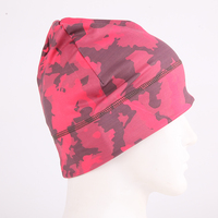 Gorro con logotipo personalizado para ciclismo y montañismo, gorro forrado de satén para montar en bicicleta, senderismo, gorro con logotipo bordado impreso, gorro de calavera de otoño Unisex