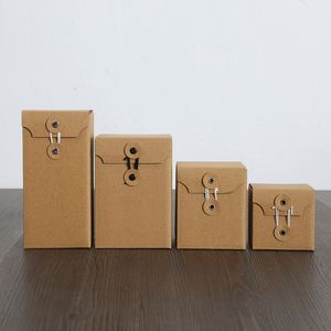 Honigglas-Verpackungsbox Kraftpapier Wellpappe Faltbare Schachtel mit Schnur Soßen-Tee-Becher Geschenkbox - Product Image 3