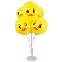 Juguetes de fábrica para niños, globo de dibujos animados redondo de color grueso, pato ruibarbo, 2,8g, venta al por mayor