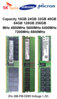 Brand New Sk Server Memoria Rams in Stock DDR5 16G 4800Mhz RDIMM DDR5 Rams Smart Memory Module Kit for Server HMCG78MEBRA174N