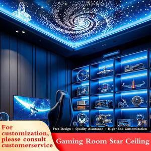 Petite taille ciel <span class=keywords><strong>étoilé</strong></span> LED fibre optique lumières plein étoiles <span class=keywords><strong>plafond</strong></span> pour la décoration intérieure salon chambre Home cinéma Bar Restaurant - Product Image 6