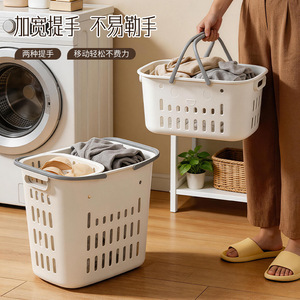 <b>Laundry</b> <b>Basket</b> Rectangle Large Capacity Breathable Portable Clothing Organizer for Home Bathroom <b>Laundry</b> Room - Product Image 3