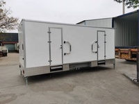 Toilettes portables de luxe, remorques de toilettes VIP, toilettes publiques mobiles en acier inoxydable, système de toilettes à vendre