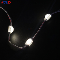 Module LED miniature DC12V SMD2835 1 LED 7000K 0,36W IP65 Dimmable pour boîtes lumineuses fines de 4 à 10 cm, enseignes et lettres en relief