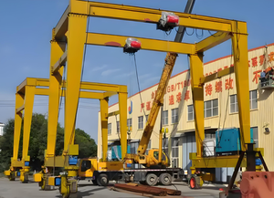 قابلة للتخصيص 25 طن GTR رافعة عجلات مطاطية حاوية عملاقة هيدروليكية سرعة السفر 10 طن تصنيف قدرة التحميل المحرك الأساسي - Product Image 4