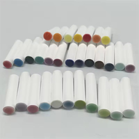 Tige de parfum montée sur voiture en céramique poreuse émaillée bâtons de diffuseur de parfum automatique pince pour évent de voiture mèches de recharge de désodorisant