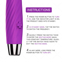 Vrouwelijke 10 Frequentie Verwarming G-Spot Vibrator Para Mujer Mulheres Massager Vagina Av Vibrator Pen Voor Vrouwen