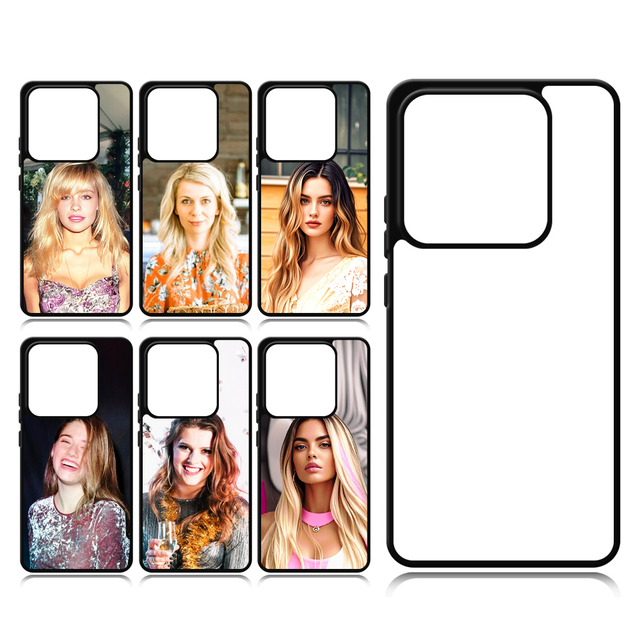 For Xiao Mi Poco Series 2D TPU Sublimation Blank Phone Cases Custom DIY Phone Covers Soft Rubber for Xiao Mi Poco M7 Pro 5G, Etc