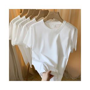 Wholesale Low Moq Custom Brand Modern Fashionable Design Luxury Custom logo Heavy 100% Cotton t Shirt for Sale - Product Image 1