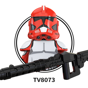Figuras de Acción de Soldados Espaciales, Soldado Clon 212 501, Anakin Skywalker, <span class=keywords><strong>Obi</strong></span>-<span class=keywords><strong>Wan</strong></span>, Bloques de Construcción, Juguetes para Niños TV6108-6116 - Product Image 5