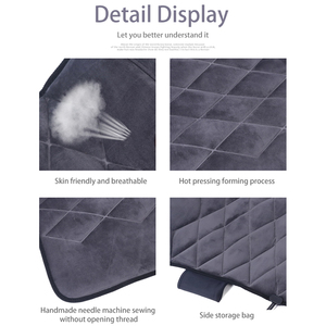 Venta caliente Masaje 2025 Colchón negro Masajeador de cuello de cuerpo completo Estera eléctrica Cojín de masaje vibratorio - Product Image 5