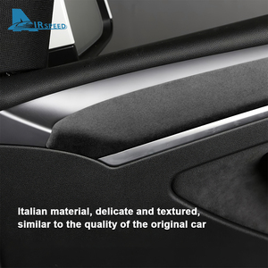 Auto Binnendeurpaneel Bekleding, Italiaanse Super Zeem, <span class=keywords><strong>2</strong></span> Stuks, Voor Tesla Model 3, Model Y, 2017, 2018, 2019, 2020, 2021, 2022 - Product Image 5