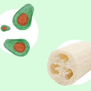 Jouet pour chat en forme de gourde éponge, pour le nettoyage et le nettoyage des dents, outil de divertissement et de soulagement, fournitures pour animaux de compagnie, en loofah, menthe pour chat, forme d'avocat - Product Image 6