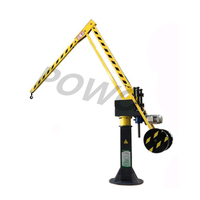 Équipement de levage de grue flèche télescopique 360 degrés rotation petit crain mini potence équilibre grue ascenseur grues de levage de charge