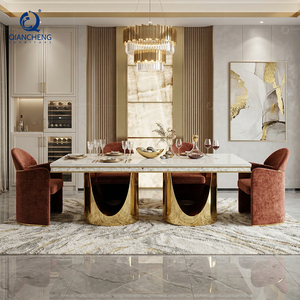 High Quality Oem Odm Luxury <strong>Dining</strong> <strong>Table</strong> Set 6 Seater for Home Italian Modern Large Event High End Factory <strong>Marble</strong> Wedding <strong>Table</strong> - Product Image 2