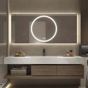 Meuble-lavabo flottant de salle de bain moderne, design professionnel, personnalisé, imperméable, YALIG - Product Image 2