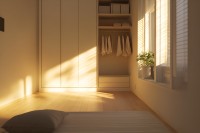 Dressing moderne de luxe avec portes vitrées et éclairage LED pour écoles, maisons et chambres – Taille/couleur personnalisables, rangement durable