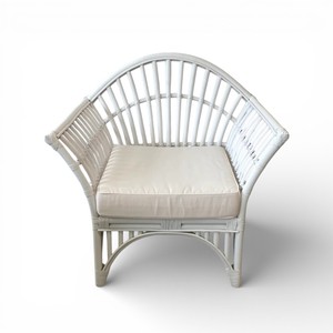 Fauteuil de salon en rotin tressé à la main de luxe, chaise de loisirs en osier artisanale, mobilier moderne intérieur/extérieur, fournisseur OEM - Product Image 3