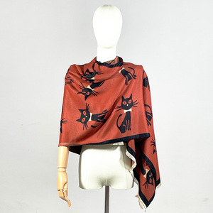 Accesorios Cálidos de Invierno para Mujer, Manta Suave de Imitación de Cachemira Turca, Chal de Mezcla de Viscosa, Bufandas Tejidas con Borlas para Mujer 2026 - Product Image 5