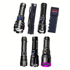 Factory Wholesale Self-Defense LED Flashlight for Women Portable Tactical Rechargeable Flashlight 2-in-1 Functionality for Women
