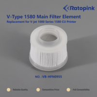Ratopink VB-HFN0955 Filtre principal de type V 1580, Remplacement pour imprimante CIJ V-jet série 1000 1580