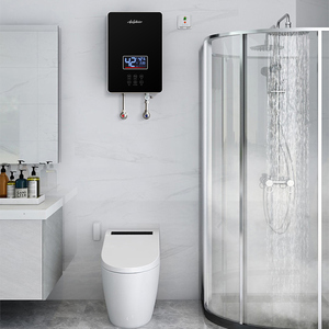 Calentador de agua eléctrico de acero inoxidable para baño inteligente, minicalentador de agua <span class=keywords><strong>sin</strong></span> depósito de 6kW, precio barato - Product Image 5