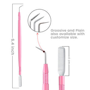 Outils de lifting des cils roses pour femmes, meilleur acier léger, meilleur design, logo personnalisé, outil de lifting des cils de haute qualité, Bahasa Pro - Product Image 1