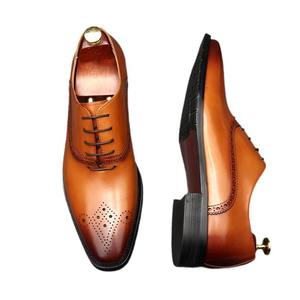 Zapatos de Verano para Hombre de Cuero Genuino de Primera Capa, Suela Blanda, Transpirables, Zapatillas Blancas con Suela de Goma, Diseño de Parches, Punta Cuadrada, con Cordones - Product Image 2