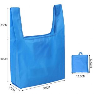 Wholesale Fashion Eco Friendly Waterproof Oxford Large Capacity Recyclable <b>Foldable</b> Single Shoulder Grocery <b>Shopping</b> <b>Bag</b> - Product Image 5