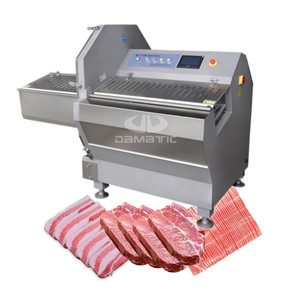 <span class=keywords><strong>Machine</strong></span> à trancher automatique industrielle pour saucisses, fromage et viande, entièrement en acier inoxydable 304, épaisseur de 1 à 40 mm - Product Image 1
