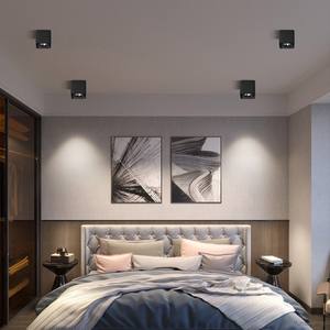 Lumière tubulaire murale moderne à LED 40W/70W à tête simple/double carrée 15W anti-éblouissement réglable pour hôtel, indice de protection IP65 élevé - Product Image 4