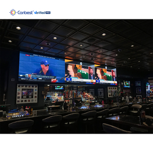 קיר וידאו לד של Canbest Sports Venue <span class=keywords><strong>Bar</strong></span>, מסך תצוגת לד  P0.9 P1.2 P1.5 P1.8  ברזולוציה גבוהה לאירועי שידור באצטדיון - Product Image 3