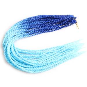Trecce Senegalesi Sintetiche Ombre da 24'' per Acconciature Crochet, <span class=keywords><strong>Extension</strong></span> Capelli Sottili per Donne - Product Image 4